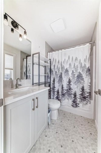 109-525 River Heights Drive, Cochrane, AB - Indoor Photo Showing Bathroom