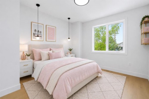 2714 3 Avenue Nw, Calgary, AB - Indoor Photo Showing Bedroom