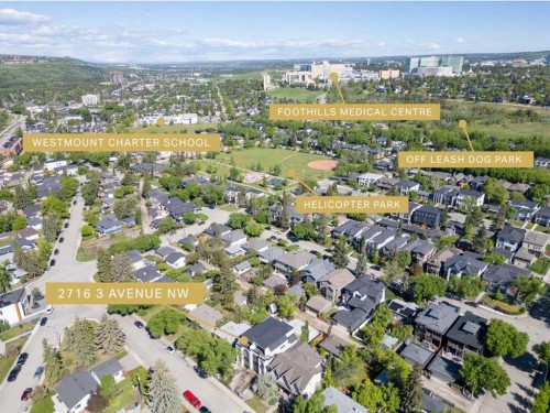 2714 3 Avenue Nw, Calgary, AB - Outdoor With View