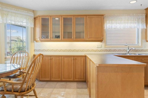 243 Radcliffe Place Se, Calgary, AB - Indoor Photo Showing Kitchen With Double Sink