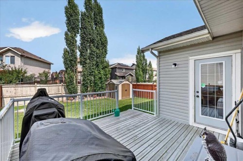 1418 Kings Heights Boulevard Se, Airdrie, AB - Outdoor With Deck Patio Veranda With Exterior