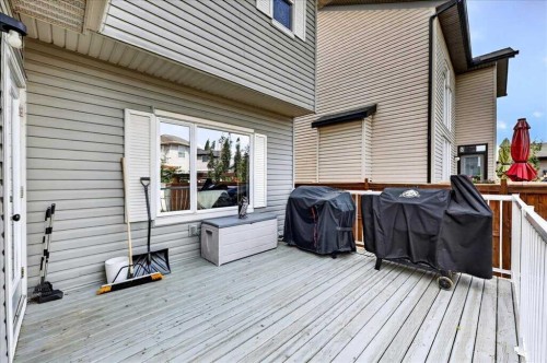 1418 Kings Heights Boulevard Se, Airdrie, AB - Outdoor With Deck Patio Veranda With Exterior