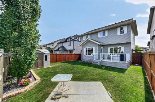 1418 Kings Heights Boulevard Se, Airdrie, AB - Outdoor With Deck Patio Veranda