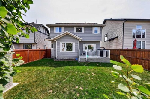 1418 Kings Heights Boulevard Se, Airdrie, AB - Outdoor With Deck Patio Veranda