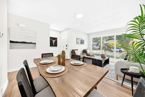 145 Sunvale Crescent Se, Calgary, AB - Indoor Photo Showing Dining Room