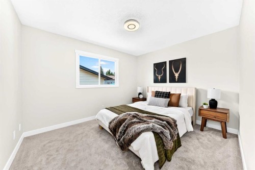 145 Sunvale Crescent Se, Calgary, AB - Indoor Photo Showing Bedroom
