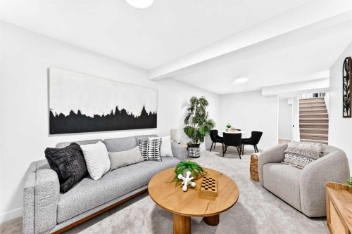 145 Sunvale Crescent Se, Calgary, AB - Indoor Photo Showing Living Room