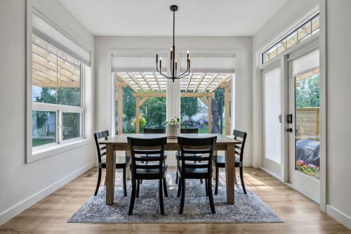 9 Sheep River Heath, Okotoks, AB - Indoor Photo Showing Dining Room