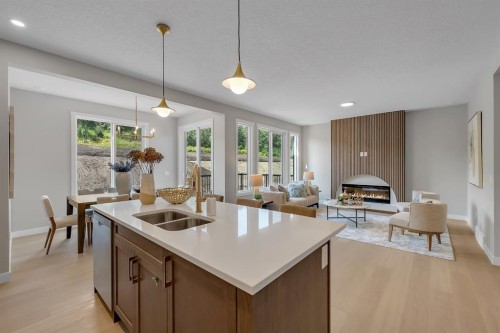 3 Tillotson Downs, Okotoks, AB - Indoor Photo Showing Kitchen With Double Sink