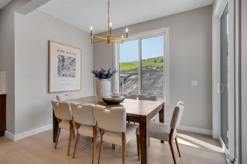 3 Tillotson Downs, Okotoks, AB - Indoor Photo Showing Dining Room