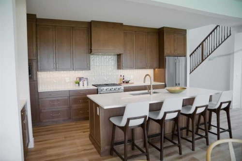 460 Discovery Place Sw, Calgary, AB - Indoor Photo Showing Kitchen With Upgraded Kitchen