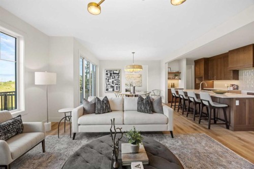460 Discovery Place Sw, Calgary, AB - Indoor Photo Showing Living Room
