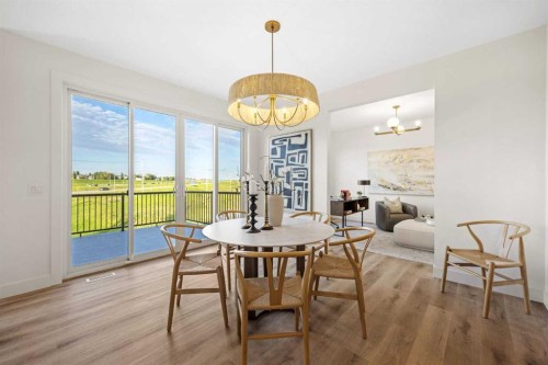 460 Discovery Place Sw, Calgary, AB - Indoor Photo Showing Dining Room