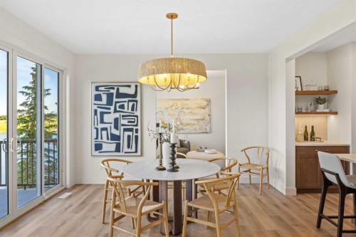 460 Discovery Place Sw, Calgary, AB - Indoor Photo Showing Dining Room