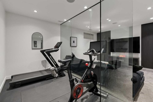2003 32 Avenue Sw, Calgary, AB - Indoor Photo Showing Gym Room