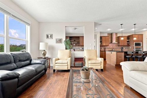 14 Ridge View Place, Cochrane, AB - Indoor Photo Showing Living Room
