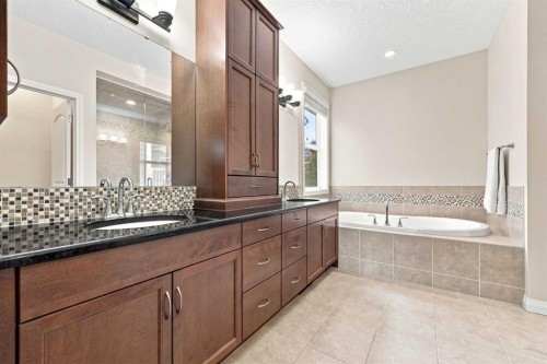 14 Ridge View Place, Cochrane, AB - Indoor Photo Showing Bathroom