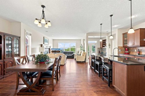 14 Ridge View Place, Cochrane, AB - Indoor Photo Showing Dining Room