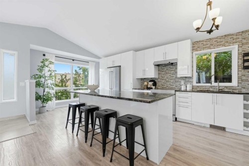 96 Rivercrest Crescent Se, Calgary, AB - Indoor Photo Showing Kitchen With Upgraded Kitchen