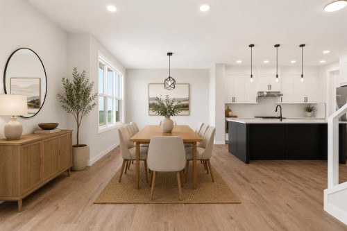 467 Kinniburgh Loop, Chestermere, AB - Indoor Photo Showing Dining Room