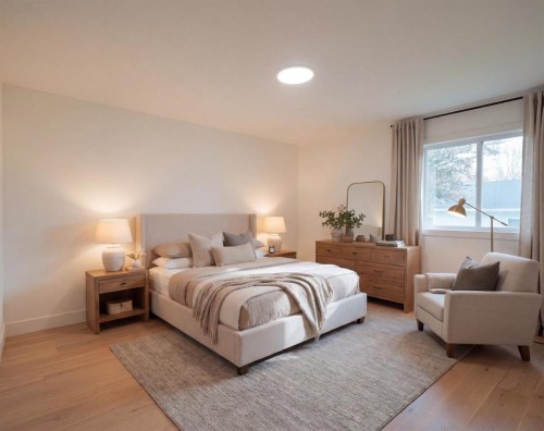 5439 Dalrymple Crescent Nw, Calgary, AB - Indoor Photo Showing Bedroom