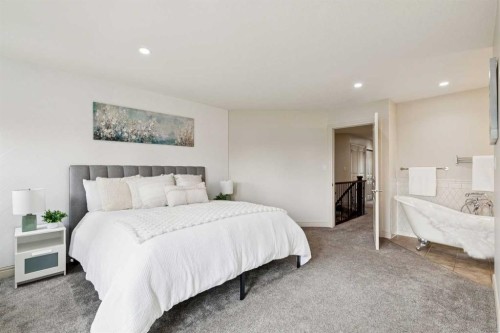 3611 Parkhill Street Sw, Calgary, AB - Indoor Photo Showing Bedroom