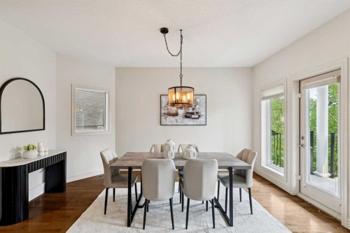3611 Parkhill Street Sw, Calgary, AB - Indoor Photo Showing Dining Room