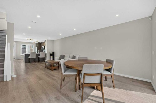 709-474 Seton Circle Se, Calgary, AB - Indoor Photo Showing Dining Room