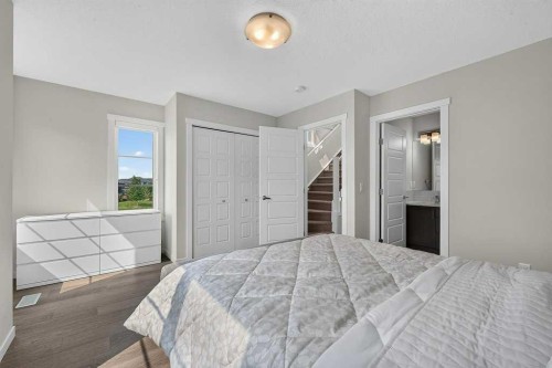 709-474 Seton Circle Se, Calgary, AB - Indoor Photo Showing Bedroom