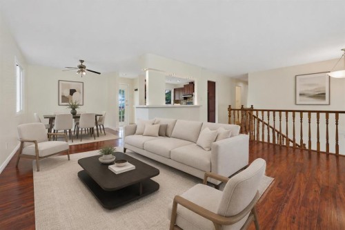 248 Parkland Crescent Se, Calgary, AB - Indoor Photo Showing Living Room