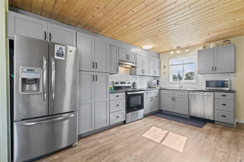 113 Spring Haven Court Se, Airdrie, AB - Indoor Photo Showing Kitchen With Stainless Steel Kitchen With Upgraded Kitchen
