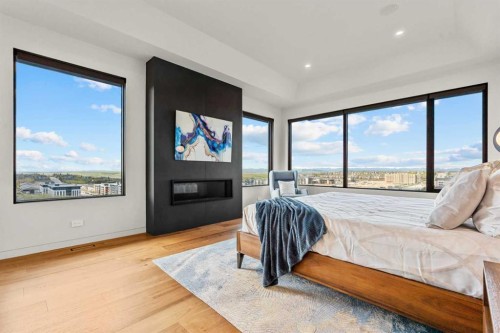 315 Aspen Ridge Place Sw, Calgary, AB - Indoor Photo Showing Bedroom