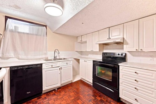 619 Whiteridge Road Ne, Calgary, AB - Indoor Photo Showing Kitchen With Double Sink