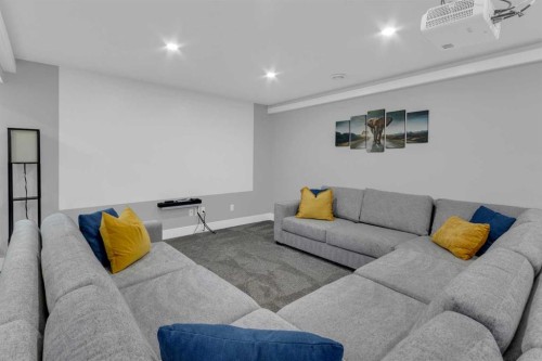 286 Nolan Hill Boulevard Nw, Calgary, AB - Indoor Photo Showing Living Room