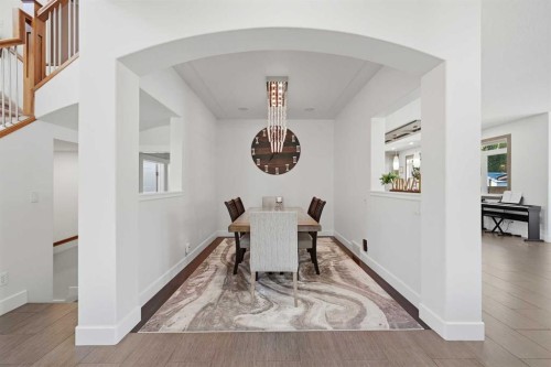 160 Panatella Crescent Nw, Calgary, AB - Indoor Photo Showing Dining Room