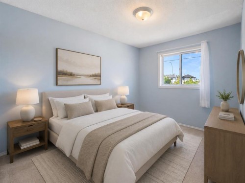 139 Bridlewood Circle Sw, Calgary, AB - Indoor Photo Showing Bedroom