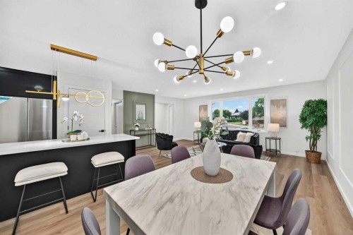 545 Madeira Drive Ne, Calgary, AB - Indoor Photo Showing Dining Room