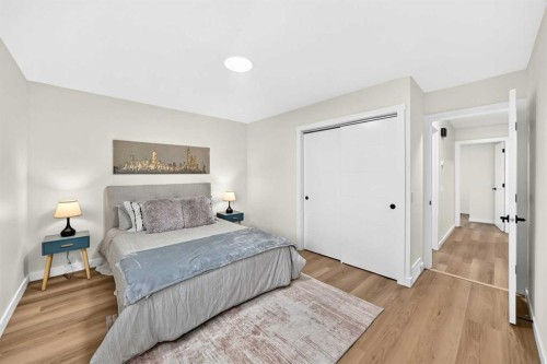 545 Madeira Drive Ne, Calgary, AB - Indoor Photo Showing Bedroom