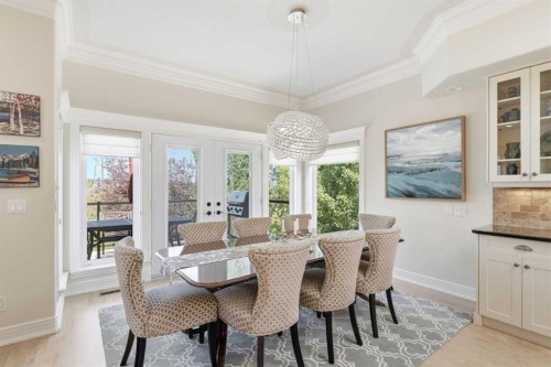 167 Valley Ridge Green Nw, Calgary, AB - Indoor Photo Showing Dining Room