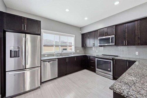 1636 Cornerstone Boulevard Ne, Calgary, AB - Indoor Photo Showing Kitchen With Upgraded Kitchen