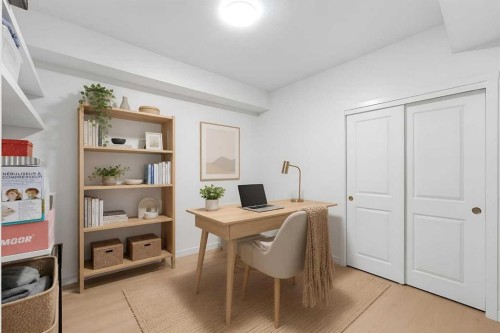 3108-20295 Seton Way Se, Calgary, AB - Indoor Photo Showing Office