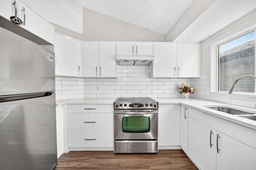 37 Martingrove Way Ne, Calgary, AB - Indoor Photo Showing Kitchen With Stainless Steel Kitchen With Upgraded Kitchen