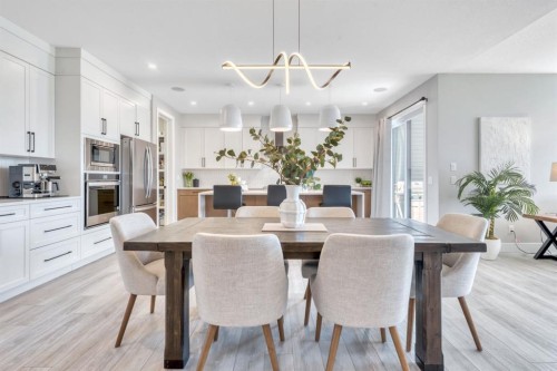 6 Legacy Woods Crescent Se, Calgary, AB - Indoor Photo Showing Dining Room