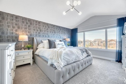 6 Legacy Woods Crescent Se, Calgary, AB - Indoor Photo Showing Bedroom