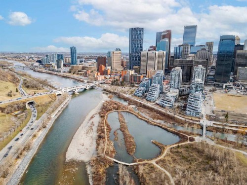 317-222 Riverfront Avenue Sw, Calgary, AB - Outdoor With Body Of Water With View