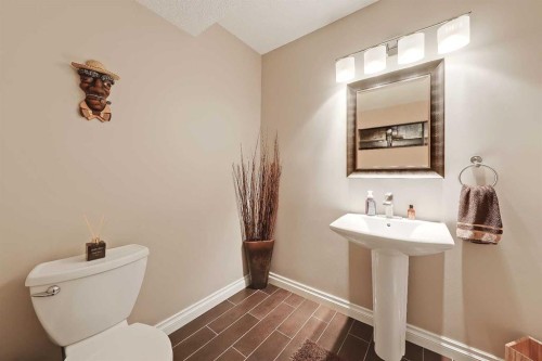46 Spring View Sw, Calgary, AB - Indoor Photo Showing Bathroom