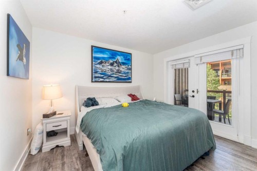 213-173 Kananaskis Way, Canmore, AB - Indoor Photo Showing Bedroom