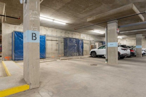 213-173 Kananaskis Way, Canmore, AB - Indoor Photo Showing Garage