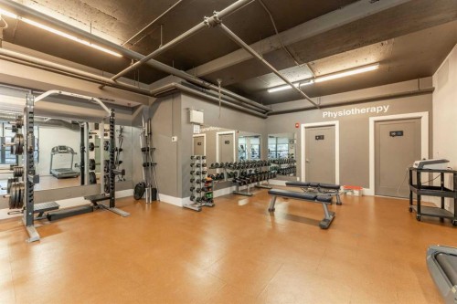 213-173 Kananaskis Way, Canmore, AB - Indoor Photo Showing Gym Room