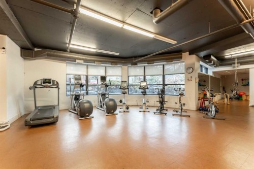 213-173 Kananaskis Way, Canmore, AB - Indoor Photo Showing Gym Room